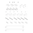 Koer SR SD03 Двері в нішу, прозоре скло Easy Clean, хром (KR5385)