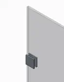 Koer SR SD04-120x200 Двері в нішу, прозоре, графіт (KR5388)