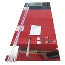 KOER SR SW04 Боковая стенка для душа, прозрачное стекло, хром (KR5389)
