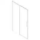 KOER SR SD05 Дверь в душевую нишу, прозрачное стекло (KR5405)
