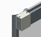 KOER SR SD05 Дверь в душевую нишу, прозрачное стекло (KR5405)