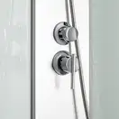 Lidz Tani SB90x90 Душевой бокс, матовое стекло (LTSB9090SATHIGHFR)