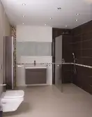 душова кабіна Omnires Marina Walk In 110x200 см безпечне скло, чорний (DNR10XBLTR)