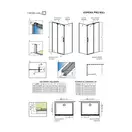 Radaway Espera Pro KDJ Душевая стенка, хром (10092100-01-01R)