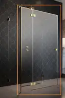 Душові двері Essenza Pro Gold KDJ+S 120 ліві, RADAWAY (10097312-09-01L)