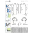 Radaway Essenza Pro PTJ Двері для душу праві, хром (10100000-01-01R)