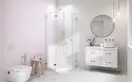 Комплект бокових стінок Essenza Pro PTJ 90 Z x 80 S, RADAWAY (10100600-01-01)