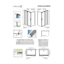 Душова стінка Espera KDJ Mirror 550 ліва, RADAWAY (380232-71L)