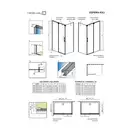 Radaway Espera 595 Душевая дверь, хром, прозрачное (380595-01R)