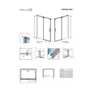 Radaway Espera DWJ 795L Душові двері, хром (380795-01L)