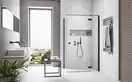 Душові двері Essenza New Black KDJ 80 праві, RADAWAY (385043-54-01R)
