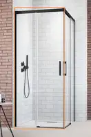 Radaway Idea Black KDD 80 L Душова кабіна, чорна (387061-54-01L)