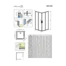 Radaway Idea KDD 110R Душова кабіна, хром (387063-01-01R)