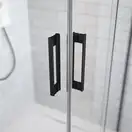 Душова кабіна прямокутна (половина) Idea Black KDD 110 права, RADAWAY (387063-54-01R)
