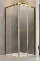 Radaway Idea Gold KDD 120 L Душевая кабина, золото (387064-09-01L)