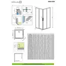 Radaway Idea Gold KDD 120 R Душевая кабина, золото/прозрачное (387064-09-01R)