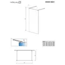 Душова стінка Modo New I 150-180x150-230 RADAWAY (388902-01-01)