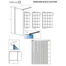 Душова стінка Modo New Black II 160 Factory RADAWAY (389164-54-55)