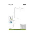 Душова стінка Classic Walk-In 130, RADAWAY (390130-01-01)