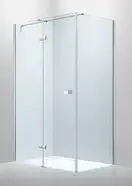 Душова кабіна Volle Libra 120 х 80 х h213,5 см (профіль - хром, скло - прозоре), з піддоном і сифоном 10-22-908L