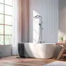 Душова система BOSSINI Elios Shower з термостатом, з круглим верхнім душем, колір хром (L10402000030008)