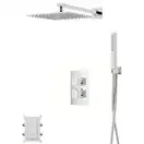 Душевая система CORSAN ANGO 25 CHROME с термостатом + BOX скрытого монтажа (ZA25TCH)