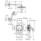 Grohe Eurosmart Душ прихований, хром (25288000)