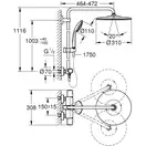 Grohe Euphoria System Душевая система, хром (26075001)