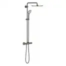 Душевая система Grohe Euphoria System 310 термостатом, (цена - темный графит матовый) (26075AL0) фото 1 Aquada.com.ua