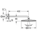 Душова система прихованого монтажу Grohe Grohtherm Smartcontrol (26405SC2)