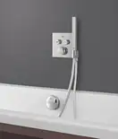 Душевая система скрытого монтажа с термостатом Grohe Grohtherm SmartControll c Tempesta Cube 250 (цвет - хром) (26415SC1)