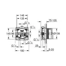 Душевая система скрытого монтажа Grohe Eurocube c Tempesta Cube 250 (цвет - хром) (26415SC3) фото 8 Aquada.com.ua