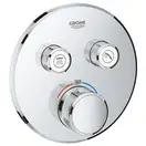 Душевая система скрытого монтажа с термостатом Grohe Grohtherm SmartControl c Tempesta 250 (цвет - хром) (26416SC1)