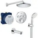 Душевая система скрытого монтажа с термостатом Grohe Grohtherm SmartControl c Tempesta 250 (цвет - хром) (26416SC2)