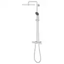 Душова система з термостатом, настінний монтаж Grohe QuickFix Vitalio Start System 250 Cube 26697000