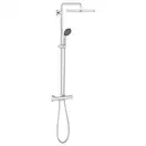 Душова система з термостатом, настінний монтаж Grohe QuickFix Vitalio Start System 250 Cube 26697000
