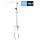 Душова система з термостатом, настінний монтаж Grohe QuickFix Vitalio Start System 250 Cube 26697000
