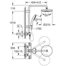 Grohe Tempesta System 210 Душова система, хром (26811001)