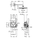 Grohe Grohtherm SmartControl Душова система, хром (34867000)
