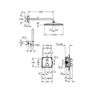 Grohe Grohtherm Душова система, хром (34870000)