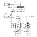 Grohe Grohtherm Душова система, прихований монтаж, хром (34871000)