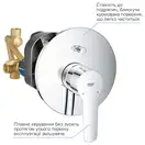 Душова система на 2 споживача прихованого монтажу Grohe Start UA202802R2