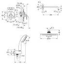 Душова система прихованого монтажу зі змішувачем Grohe Eurosmart New (UA25183004)
