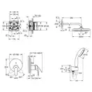 Grohe Eurosmart New Tempesta 250 Душова система, хром (UA26416SC3)