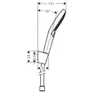 Душевая система скрытого монтажа Hansgrohe Raindance Select/Metropol (цвет - хром) (10102020) фото 11 Aquada.com.ua