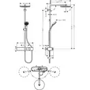 Hansgrohe Pulsify Showerpipe 260 1jet, белый матовый (24220700)