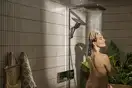 Душова система з термостатом Hansgrohe Raindance Alive Q 210/340 1jet EcoSmart з ShowerSelect Comfort, (колір - хром)  24591000