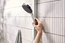 Душова система з термостатом Hansgrohe Raindance Alive Q 210/340 1jet EcoSmart з ShowerSelect Comfort, (колір - хром)  24591000