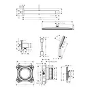Hansgrohe Raindance Alive Q Душевая система, хром (24620000)