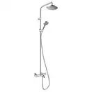 Душевая система с термостатом для ванны Hansgrohe Vernis Blend EcoSmart (цвет - хром) (26079000) фото 1 Aquada.com.ua